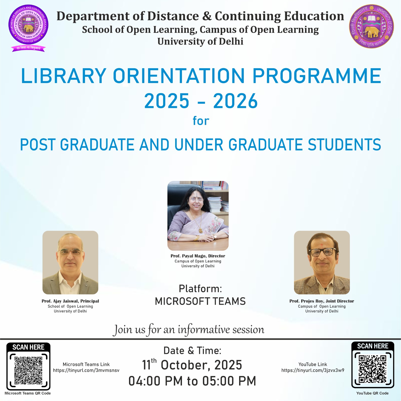 library Orientation Banner